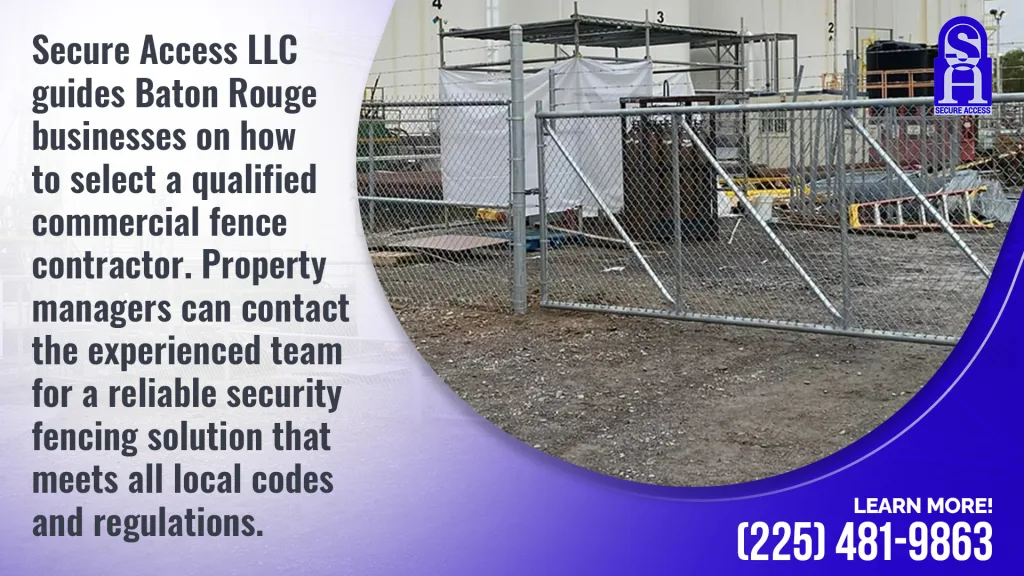 Fence installation in Baton Rouge