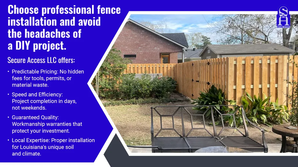 privacy fence installation