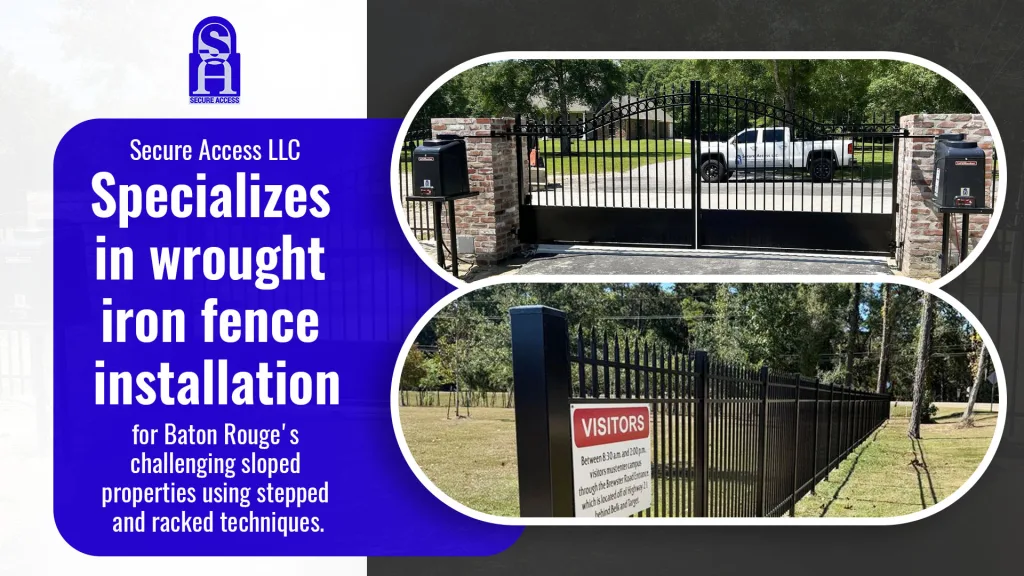 iron fence installation